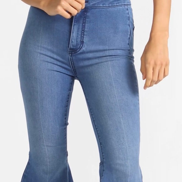 Free People Just Float On Flare Jeans - Picture 3 of 4